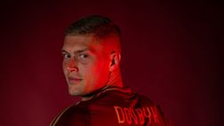 Roma, le prime immagini di Dovbyk con la maglia giallorossa – FOTO GALLERY