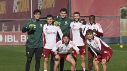 Roma in campo per preparare la sfida con il Genoa – FOTOGALLERY