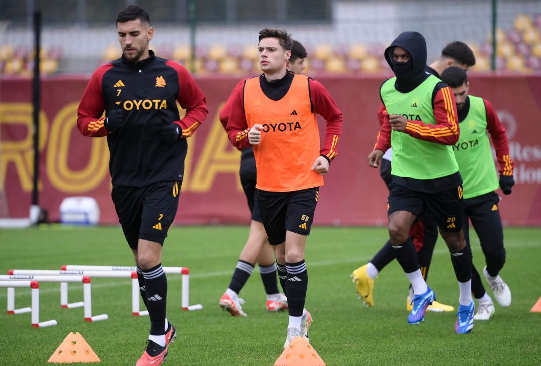 Roma, primo allenamento in vista della Fiorentina – FOTO GALLERY - immagine 6