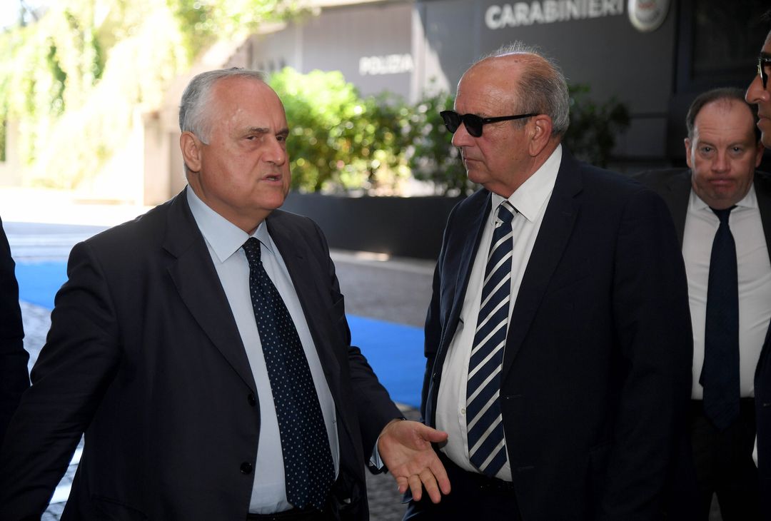 Claudio Lotito e Angelo Fabiani
