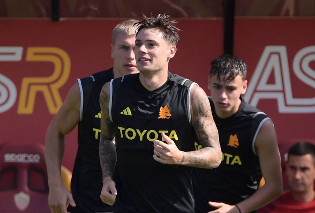 Roma, primo allenamento in vista del Cagliari – FOTO GALLERY - immagine 32