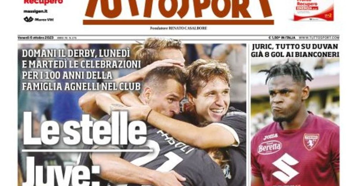 EDICOLA TS / Le Stelle Juve: Non Rovinate La Festa. Milan-PSG ...