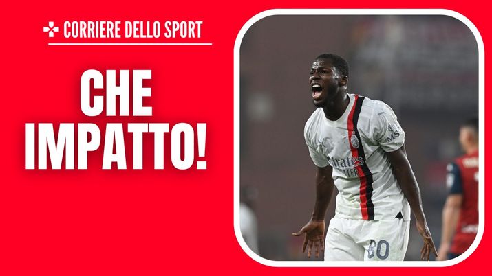 Yunus Musah AC Milan Genoa-Milan 0-1 Serie A 2023-2024