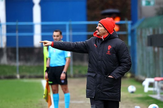 Massimo Oddo. (Photo by Maurizio Lagana/AC Milan via Getty Images) milan-futuro-1-0-sul-breno-oddo-oggi-partita-pulita
