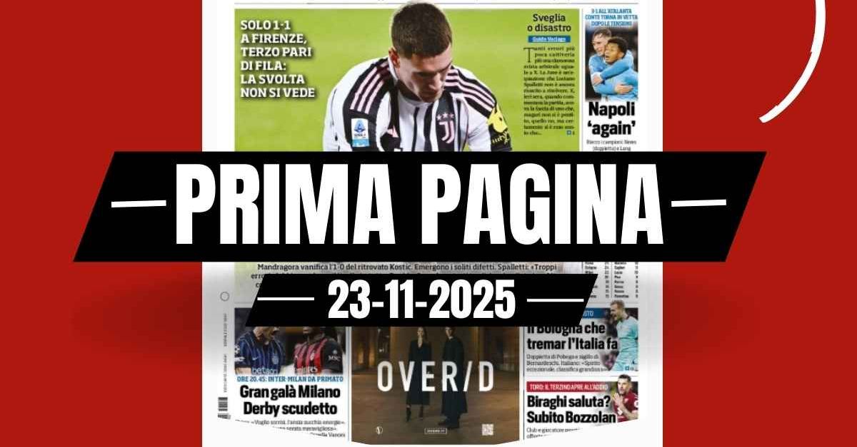 prima pagina tuttosport gran gal224 milano derby scudetto