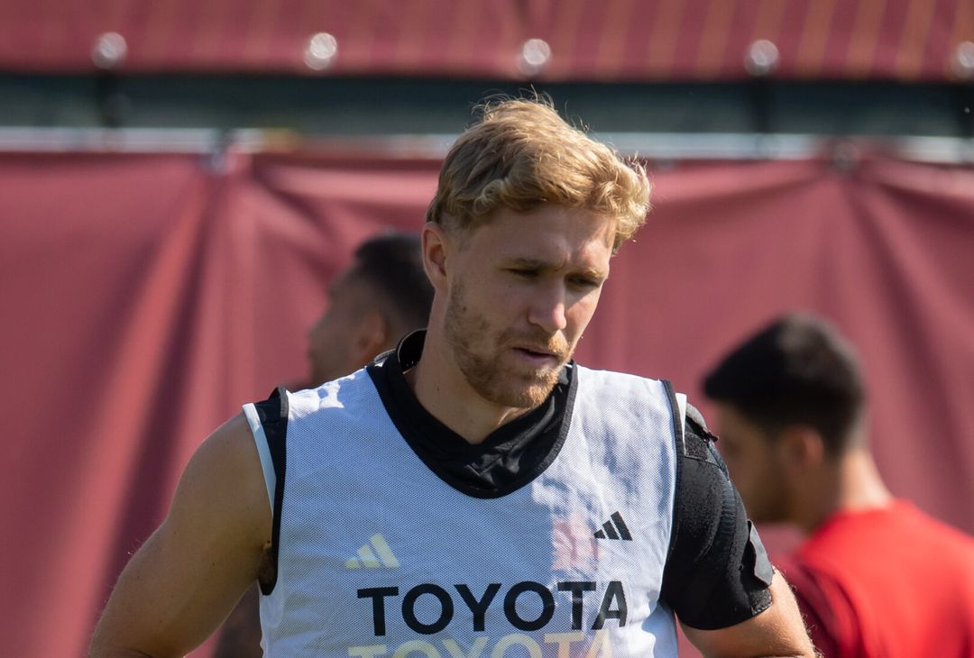 Roma, allenamento mattutino a Trigoria in vista dell’Hellas Verona – FOTO GALLERY - immagine 44