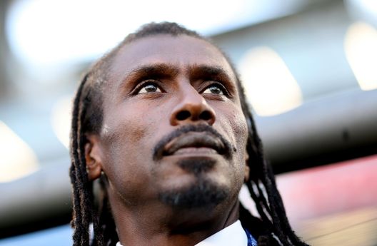YEKATERINBURG, RUSSIA - JUNE 24: Aliou Cisse, Head coach of Senegal looks on prior to the 2018 FIFA World Cup Russia group H match between Japan and Senegal at Ekaterinburg Arena on June 24, 2018 in Yekaterinburg, Russia. (Photo by Ryan Pierse/Getty Images ) Senegal