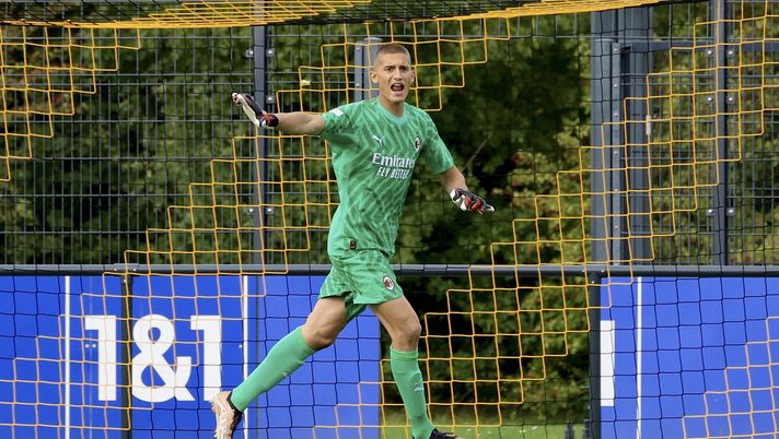 Andrea Bartoccioni, portiere del Milan Primavera (getty images)