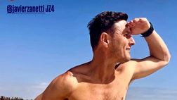 VIDEO / Fisico pazzesco di Javier Zanetti, la moglie: “Ho messo un video così vedete che…”
