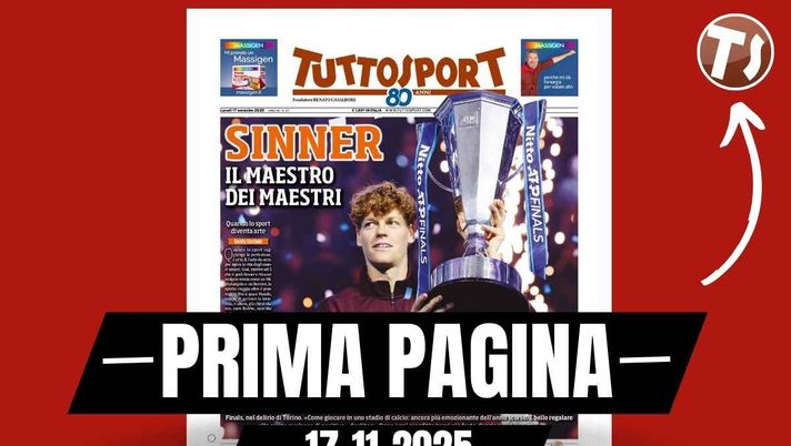Prima pagina Tuttosport: 'Haaland ci umilia. Italia, capito perché al Mondiale va lui?'