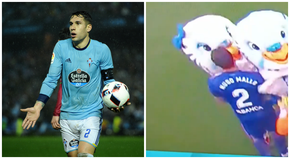 Ex capitano Celta Vigo, Hugo Mallo accusato di abusi sessuali sulla mascotte femminile dell'Espanyol