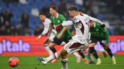 Sassuolo-Torino 0-1: sulle ali di Vlasic i granata risalgono la corrente