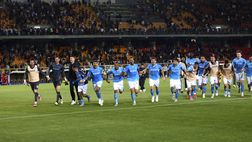 Il Napoli torna vincitore da Lecce, ecco quando la squadra tornerà in città