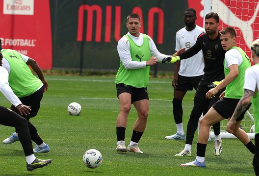 Luka Jovic oggi a Milanello (Photo by Claudio Villa/AC Milan via Getty Images) Luka Jovic