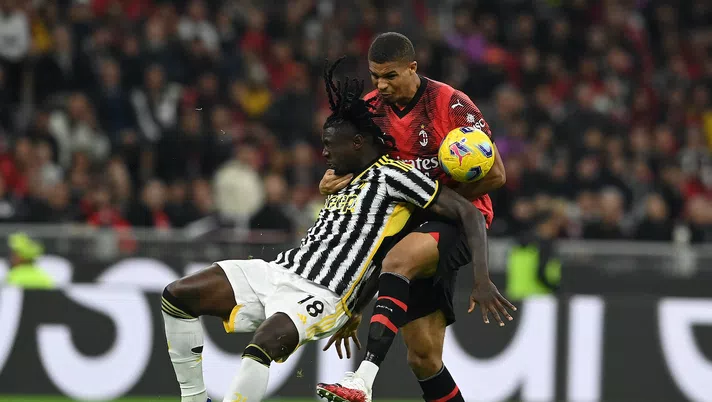 Thiaw Kean Milan-Juventus 0-1 Serie A 2023-2024