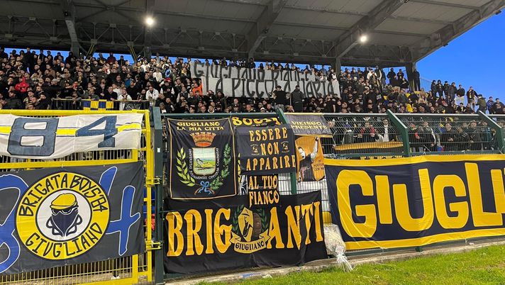 I tifosi del Giugliano Serie C Giugliano