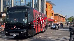 Milan-Udinese: pullman rossonero arrivato a San Siro | Pm News