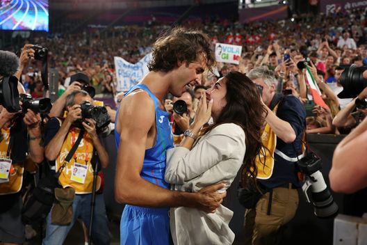 Getty Images Tamberi: “Chiara fondamentale per la mia vita. Non vedo l’ora di conoscere nostra figlia”- immagine 2