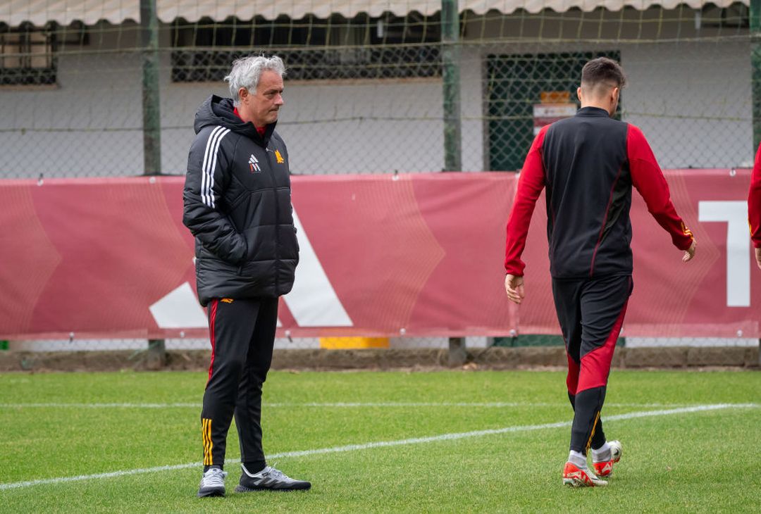 Roma, primo allenamento a Trigoria dopo la Fiorentina – FOTO GALLERY - immagine 21