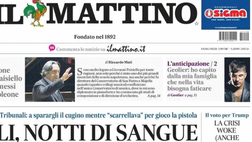 PRIMA PAGINA IL MATTINO OGGI: “Brividi da scudetto”