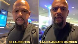 Napoli, Felipe Melo a De Laurentiis: “Lascia andare Osimhen” | VIDEO