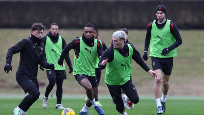 Denzel Seedorf, qui durante un allenamento con il Milan (getty images)