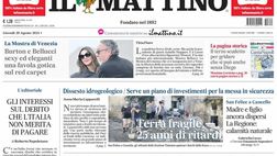 PRIMA PAGINA IL MATTINO OGGI: “Lukakumania”