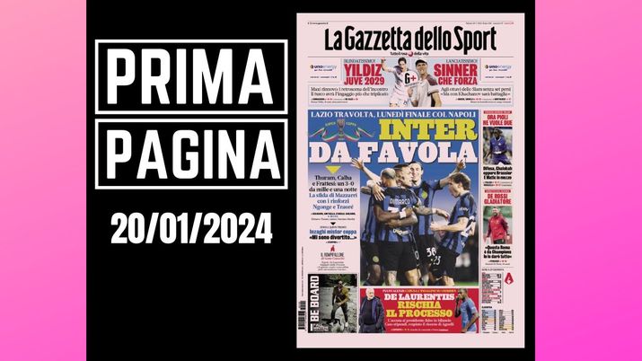 Prima pagina Gazzetta dello Sport: Milan, Chalobah o Brassier. Poi