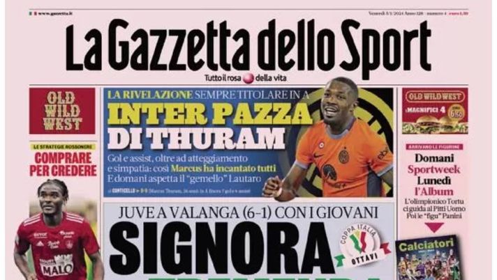prima pagina gazzetta dello sport