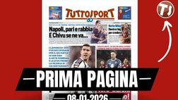 Prima pagina Tuttosport: “Notte Milan, dentro i big per crederci”