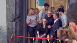 Inaugurazione Store SSC Napoli a San Domenico, presente anche Valentina De Laurentiis