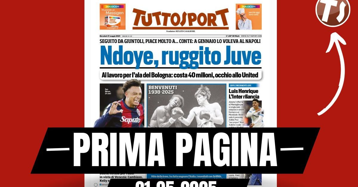 prima pagina tuttosport tare al milan la svolta buona