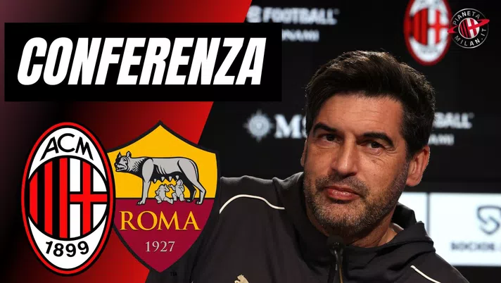 Conferenza Stampa post Paulo Fonseca AC Milan Milan-Roma Serie A 2024-2025