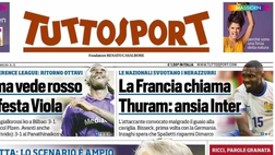 PRIMA PAGINA TUTTOSPORT OGGI: “Juve, cosa spinge Mancini”