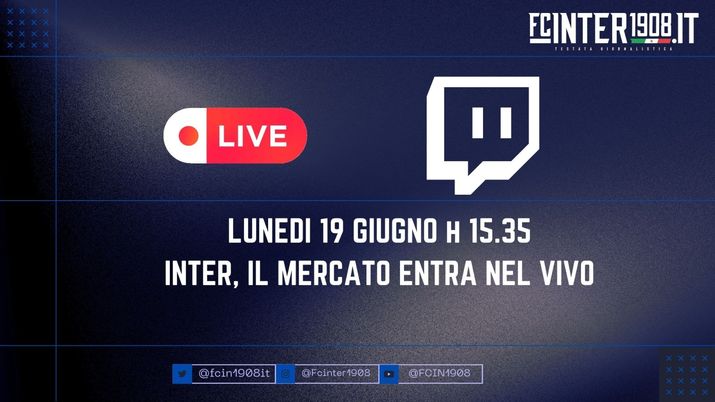 Inter, il mercato entra nel vivo: alle 15:30 live sul canale Twitch - immagine 1