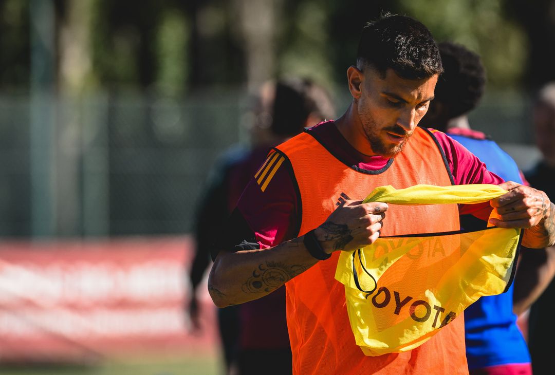 Trigoria, la seduta di allenamento sotto gli occhi di Friedkin – FOTO GALLERY - immagine 15
