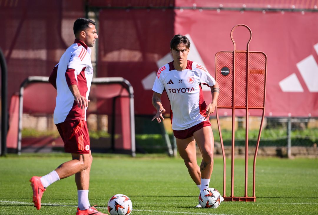 Trigoria, la rifinitura alla vigilia della gara contro l’Union SG – FOTO GALLERY - immagine 14