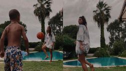 VIDEO / Lady D’Ambrosio si allena con il figlio, è gara di palleggi: applausi per Enza!