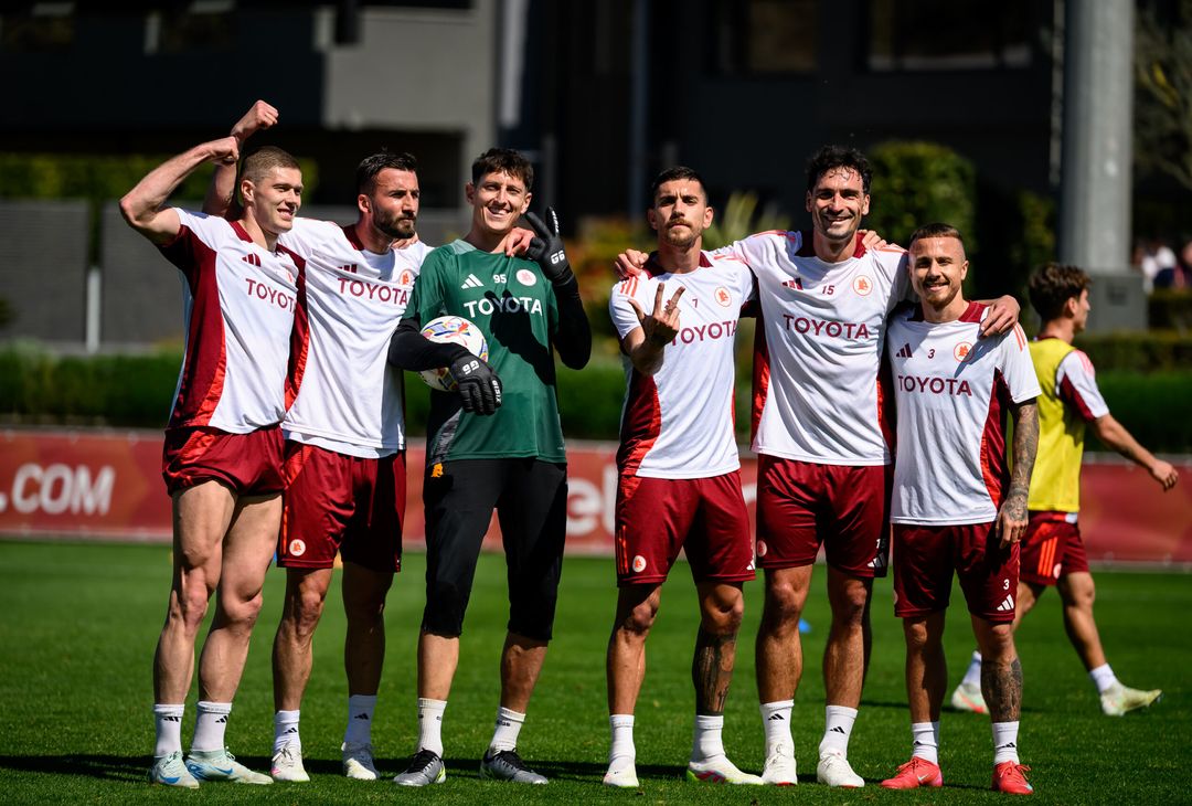 Verso Roma-Juventus: l’allenamento a Trigoria – FOTO GALLERY - immagine 26