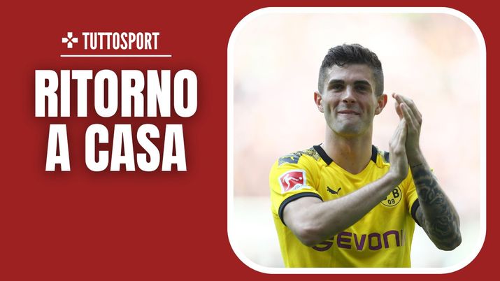 Christian Pulisic Borussia Dortmund-Milan Champions League