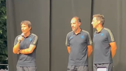 Conte presenta lo staff ai tifosi a Castel di Sangro: tocca a Stellini e Abbruscato