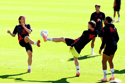 Luka Modric oggi a Milanello (Photo by Giuseppe Cottini/AC Milan via Getty Images)  loftus-cheek-sul-campo-oggi-a-milanello-tutte-le-foto