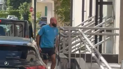 Milinkovic è arrivato al Teatro Tosti per la conferenza di presentazione IL VIDEO