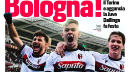 Il Bologna passa a Torino e vede l’Europa: le aperture dei giornali