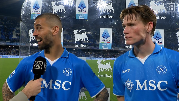 Spinazzola: “Scudetto? Lavoriamo con dedizione incredibile”. McTominay: “Davanti a tutti” - immagine 1