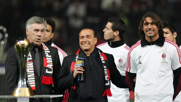 Berlusconi festeggia il compleanno del Milan: 'Viva il nostro Milan, sempre' (getty images)