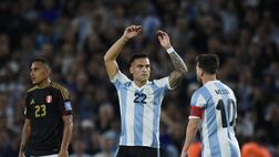 Lautaro quinto, raggiunto Maradona nella classifica dei goleador della Seleccion. Ora Crespo