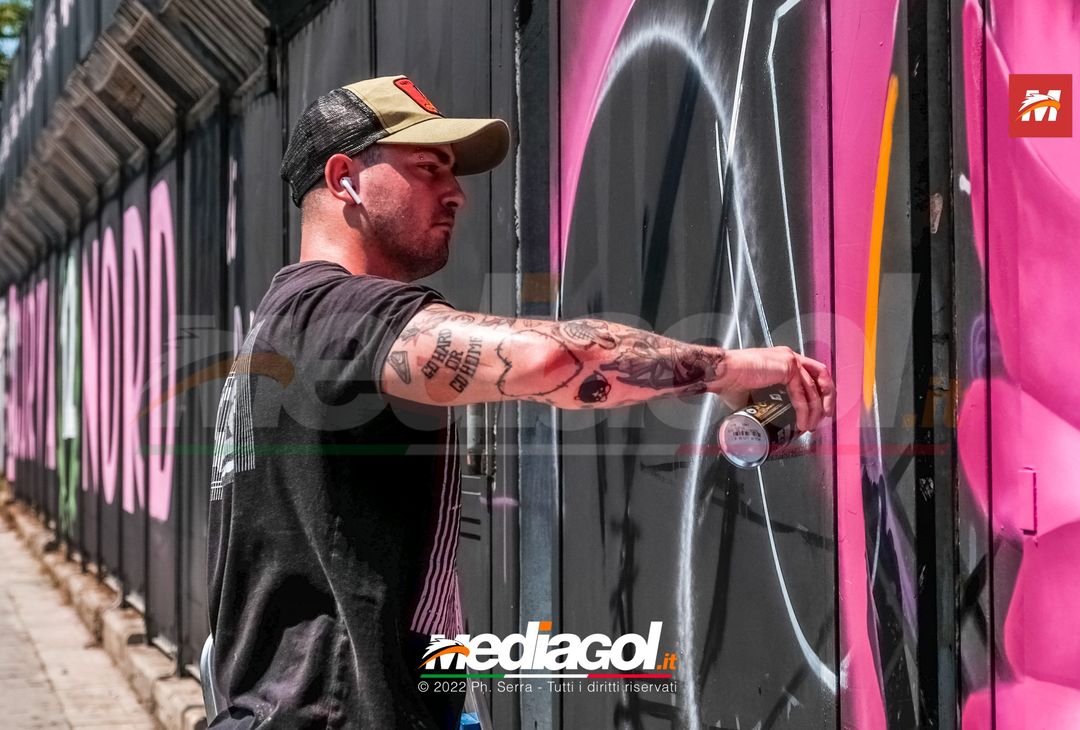 FOTO: I nuovi murales dello stadio ‘Renzo Barbera’ di Palermo (Gallery) - immagine 16