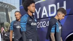 Il Napoli a Riyadh: gli azzurri sono pronti per il primo allenamento