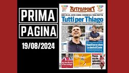 Prima pagina Tuttosport: “Juventus-Como, inizia l’era Thiago Motta”